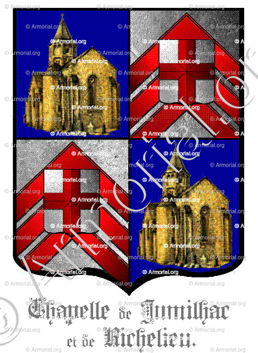 CHAPELLE de JUMILHAC et de RICHELIEU_Grand Armorial de France (H.Jougla de Morenas)_France (1)
