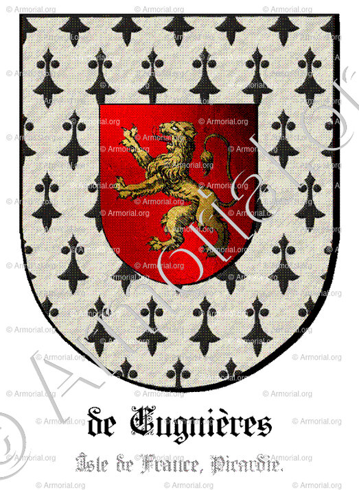 de CUGNIERES_Isle de France, Picardie._France