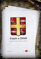 velin-d-Arches-COPPIN de FALAËN (de)_baron de Coppin, seigneur de Falaën._Belgique