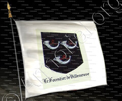 drapeau-Le FORESTIER de VILLENEUVE_Velay_France 