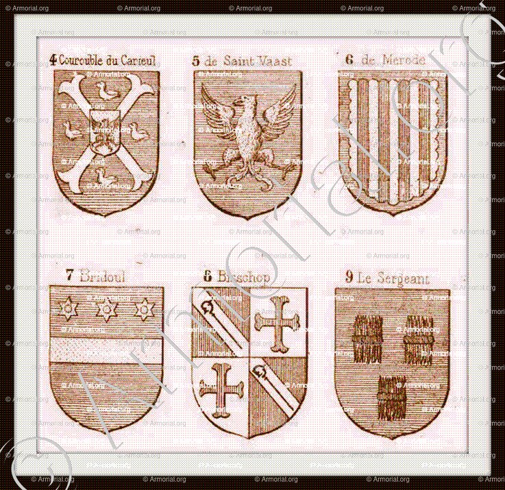 BISSCHOP_Armorial Planche._France