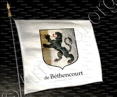 drapeau-de BÉTHENCOURT_Normandie, 1696._France ()