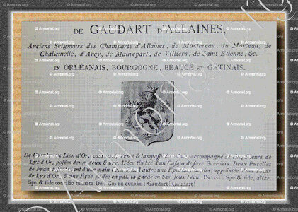 De GAUDART d'ALLAINES