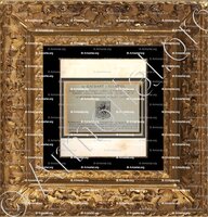 cadre-ancien-or-de GAUDART d'ALLAINES_Orleanais, Bourgogne, Beauce, Gatinais._France