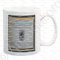 mug-de GAUDART d'ALLAINES_Orleanais, Bourgogne, Beauce, Gatinais._France