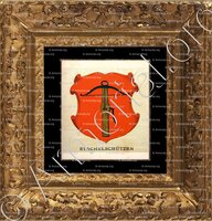 cadre-ancien-or-STACHELSCHÜTZEN_Wappenbuch der Stadt Basel . B.Meyer Knaus 1880_Schweiz 