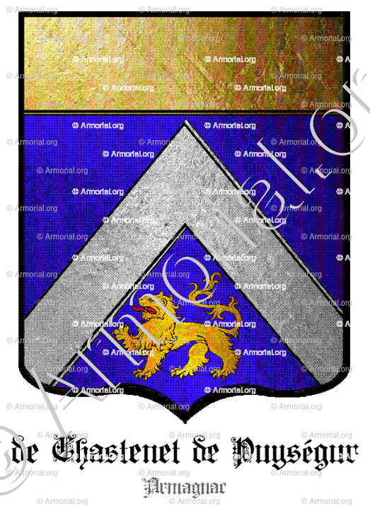 de CHASTENET de PUYSEGUR_Armagnac_France (1+)