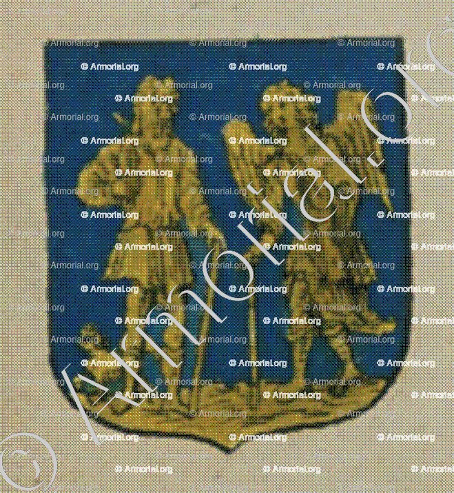 Le Sceau servant à Sceller les Contracts et autres actes de la ville de Benfeld (Alsace)_Blason enregistré sous le règne de Louis XIV_France 