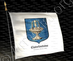 drapeau-CLAIREFONTAINE_Normandie, Rouen 1696._France