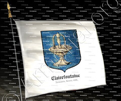 drapeau-CLAIREFONTAINE_Normandie, Rouen 1696._France