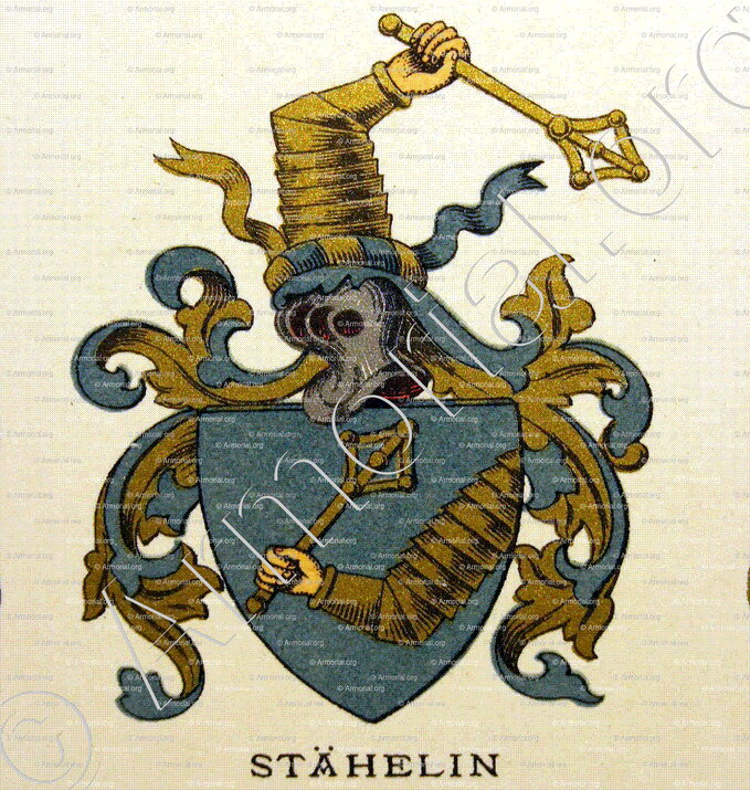 STÄHELIN_Wappenbuch der Stadt Basel . B.Meyer Knaus 1880_Schweiz