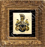 cadre-ancien-or-STAPFER_Wappenbuch der Stadt Basel . B.Meyer Knaus 1880_Schweiz 