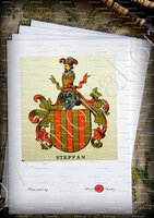 velin-d-Arches-STEFFAN_Wappenbuch der Stadt Basel . B.Meyer Knaus 1880_Schweiz 