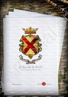 velin-d-Arches-de GERENTE Marquis de SENAS_Baron de Senas, Terre de Senas érigée en marquisat en 1642 _France
