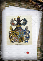 velin-d-Arches-STEHELIN_Wappenbuch der Stadt Basel . B.Meyer Knaus 1880_Schweiz 