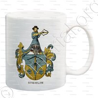 mug-STEHLIN; Armorial de la ville de Bâle. B.Meyer Knaus 1880; Schweiz. Suisse. Svizzera. ()