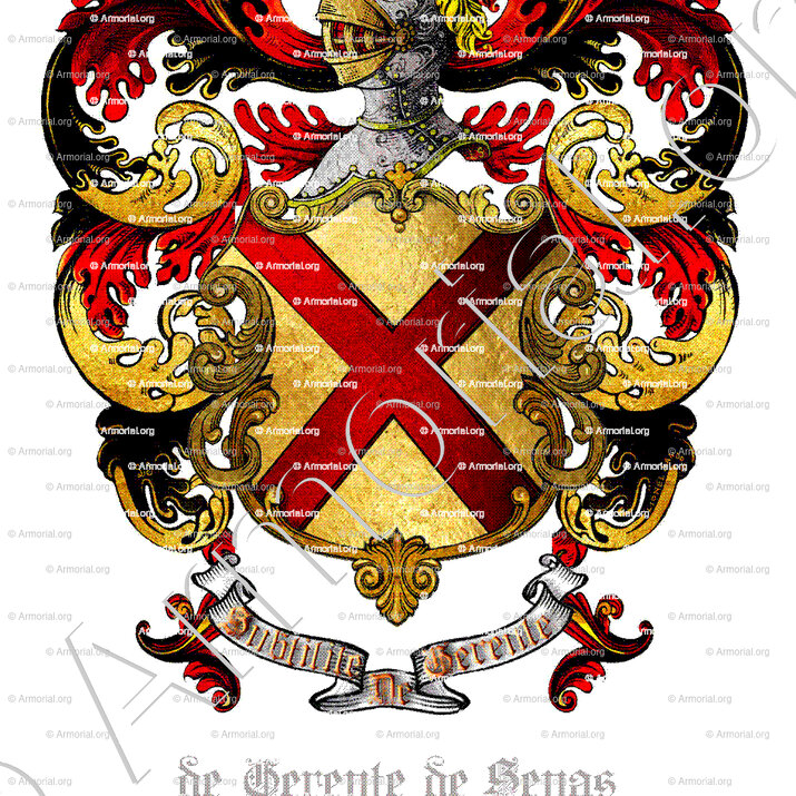 de GERENTE de SENAS_Comté de Provence. Duché de Bourgogne_France