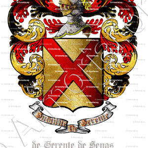 de GERENTE de SENAS_Chevalier de Rhôde 1352.Comté de Provence._France