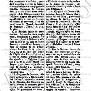 GERENTE_Dictionnaire Généalogique...Paris, 1761._Noblesse de France. - (2)