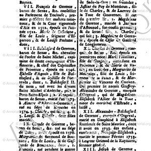 GERENTE_Dictionnaire Généalogique...Paris, 1761._Noblesse de France. - (3)