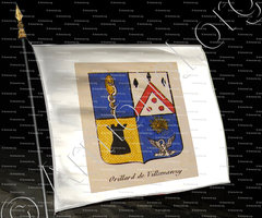 drapeau-ORILLARD DE VILLEMANZY_Noblesse d'Empire._France