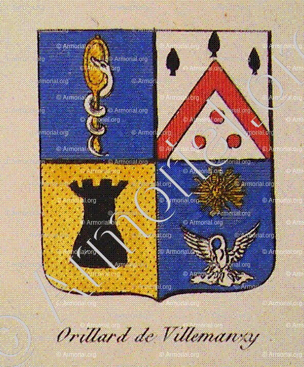 ORILLARD DE VILLEMANZY_Noblesse d'Empire._France