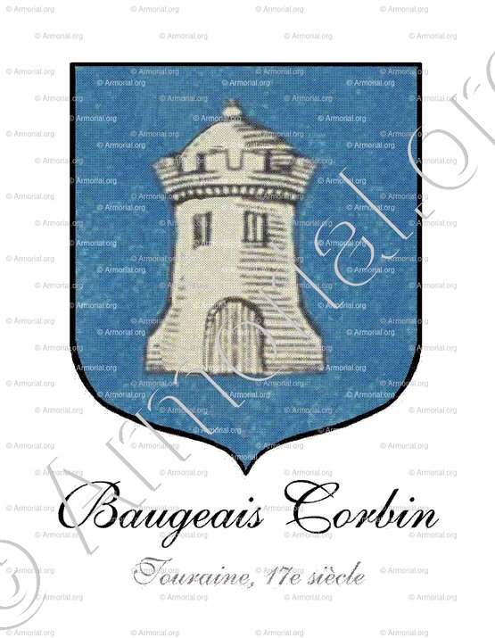 BAUGEAIS CORBIN_Touraine,17e. s.I_France