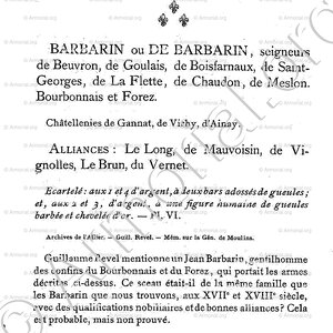 BARBARIN_Armorial du Bourbonnais (Cte G. de Soultrait, 1890)_France (ii)
