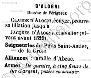 d'ALOGNI_Périgord_France