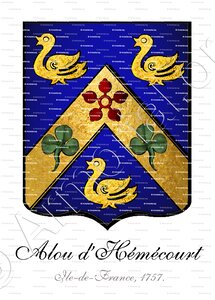 ALOU D'HÉMÉCOURT alias ALLOU d'HÉMÉCOURT