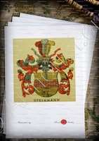 velin-d-Arches-STEINMANN_Wappenbuch der Stadt Basel . B.Meyer Knaus 1880_Schweiz 