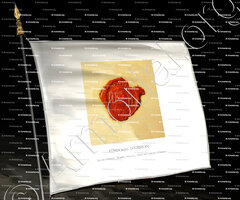 drapeau-Marquis d'OIRON_Ile-de-France, Berry, Poitou, Pays de Sainte-Maure._France