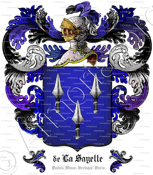 de LA SAYETTE_Poitou, Maine, Bretagne, Paris._France (1)