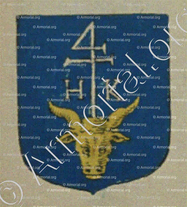 KUEN (Alsace)_Blason enregistré sous le règne de Louis XIV_France 