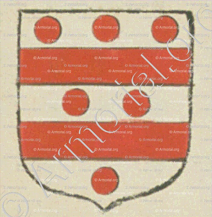 MEE (La Rochelle)_Blason enregistré sous le règne de Louis XIV._France