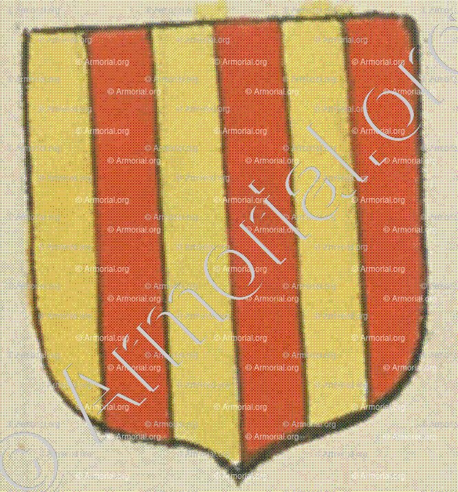 MEHEE (La Rochelle)_Blason enregistré sous le règne de Louis XIV._France