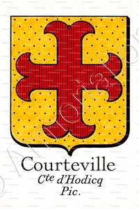 COURTEVILLE Cte d'HODICQ (Picardie)
