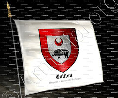 drapeau-GUILLOU_Seigneur de Kerincuff, Bretagne._France