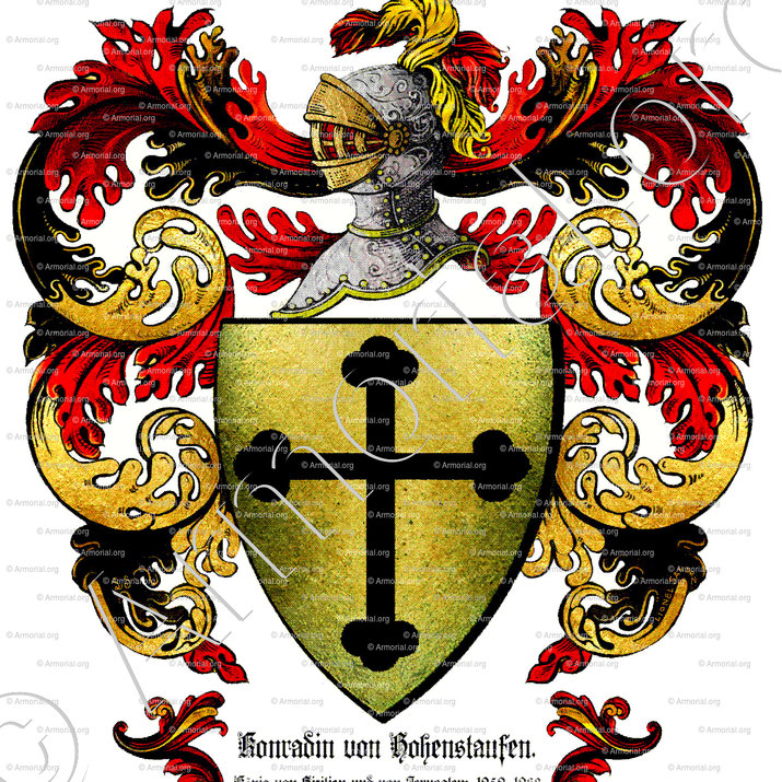 KONRADIN von HOHENSTAUFEN_König von Sizilien und von Jerusalem. 1252-1268._Deutschland Italia (ii)