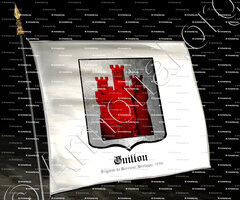 drapeau-GUILLOU_Seigneur de Kerrieuc. Bretagne, 1426._France
