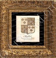 cadre-ancien-or-de MONTFORT Anc. du Surnom de MARIE_Normandie, Champagne._France