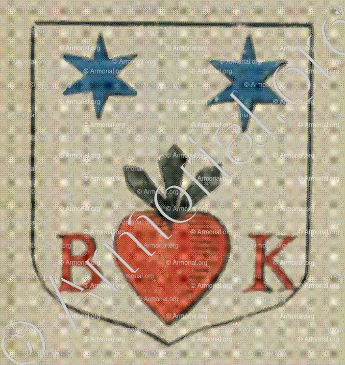 KUTLER (Alsace)_Blason enregistré sous le règne de Louis XIV_France 