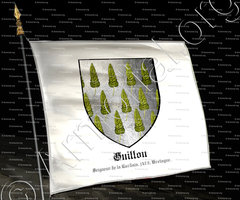 drapeau-GUILLOU_Seigneur de la Lardais, 1479, Bretagne._France