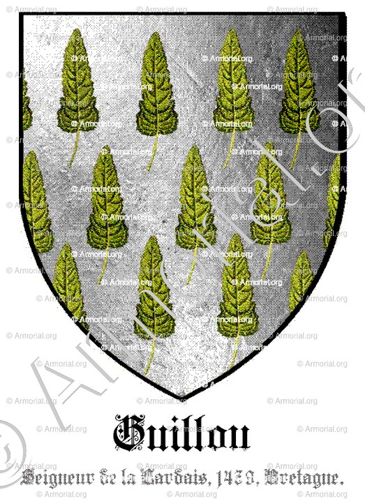 GUILLOU_Seigneur de la Lardais, 1479, Bretagne._France