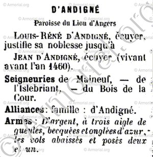 d'ANDIGNÉ_Anjou_France