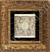 cadre-ancien-or-VISCONTI_Duché de Milan_Italie