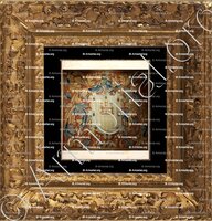 cadre-ancien-or-AMESCOA_La Mirande, Avignon. Tapisserie du 18e. (Famille espagnole)_France, España.