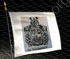 drapeau-LAGERFELT; 1646 1647 Israel L. Lagerfelt; Sverige (ii)