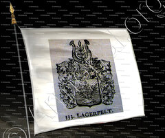 drapeau-LAGERFELT; 1646 1647 Israel L. Lagerfelt; Sverige (ii)