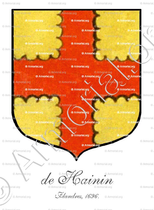 de HAININ_Flandres, 1696._France